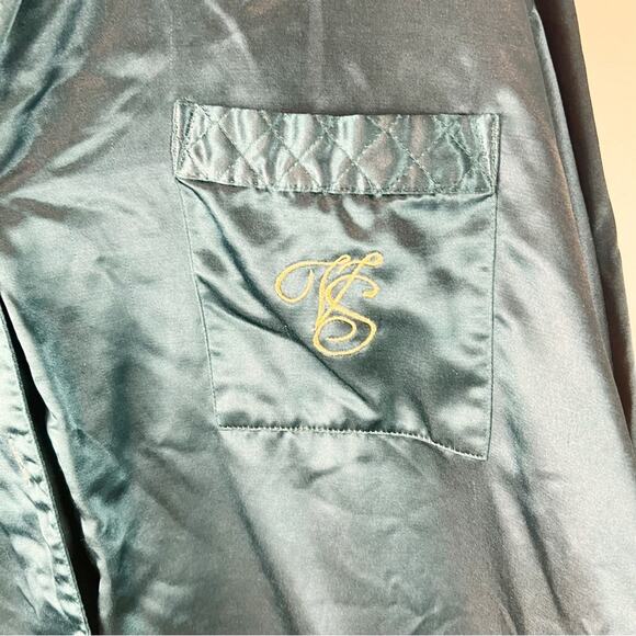 Vintage Victoria’s Secret Green Nightgown Button Down Shirt Dress‎ M/L - Picture 6 of 8